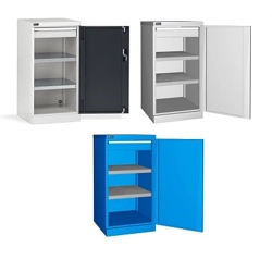 vendita online Armadio perfom con porta battente e cassetto mm.512x555x1000h (rif.1100) Armadi Metallici Fami